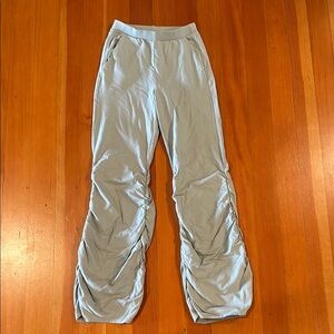 ALO Yoga Sky Blue Ruched Pants
